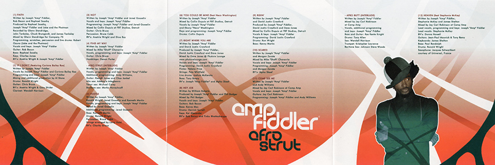 Amp Fiddler CD Afro Strut cover in